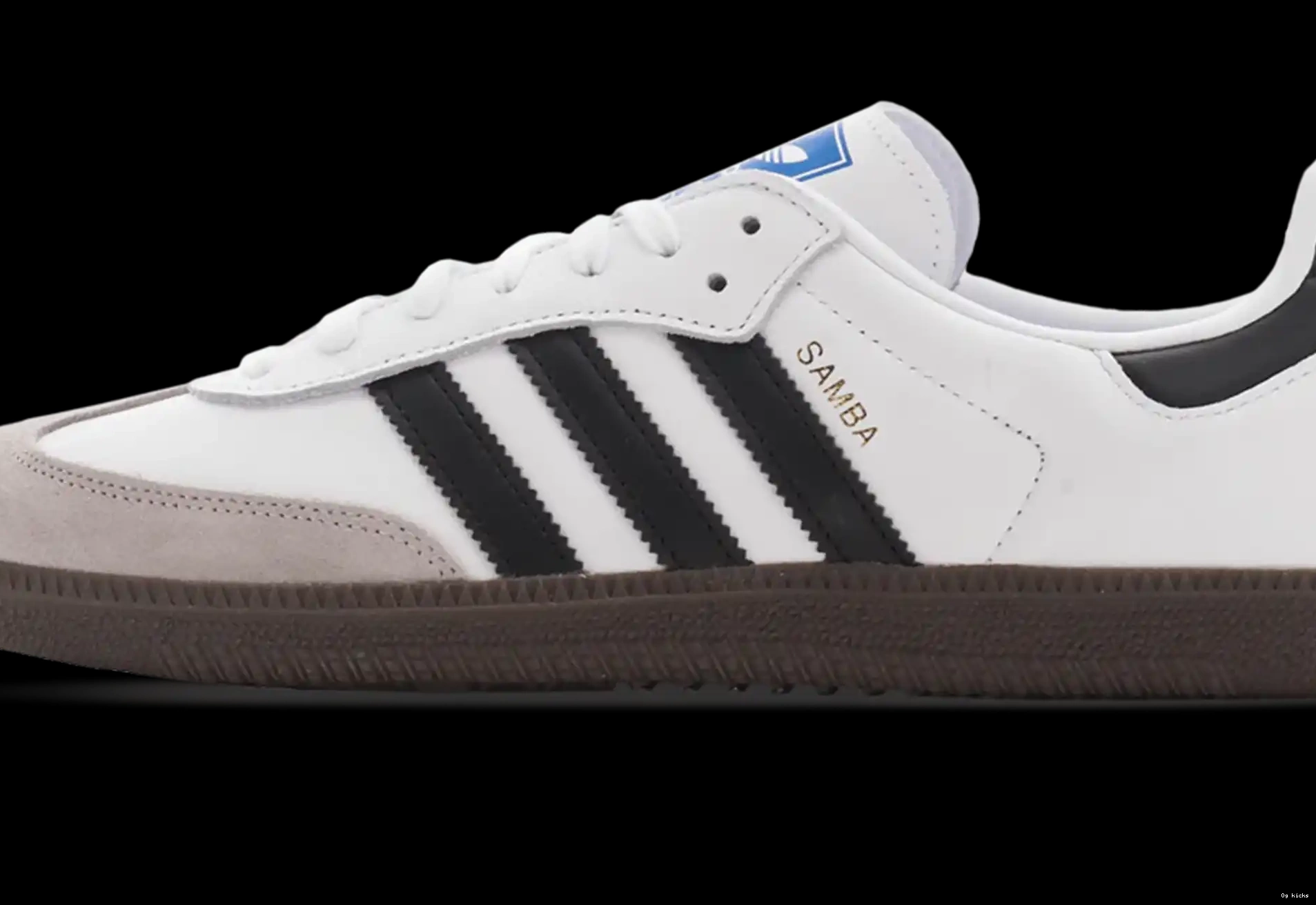 'White adidas Samba Gum' OG Black 0613
